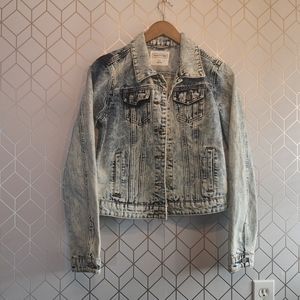 Acid wash Jean jacket